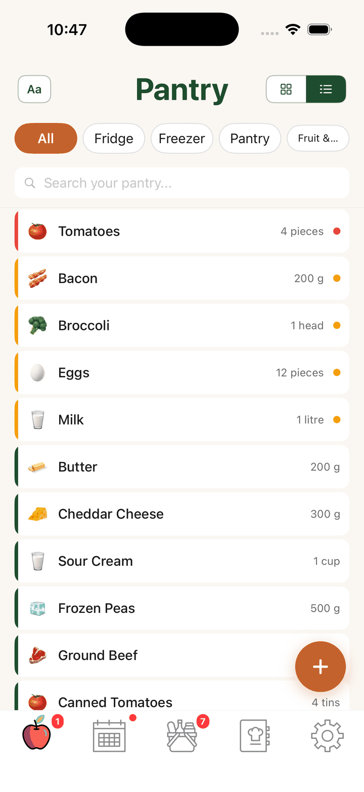 Dinnrd pantry screen